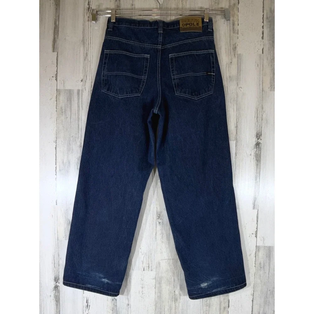 Southpole Baggy Jeans 34 (fits 32x31.5) Dark Wash Y2K Skater Streetwear READ